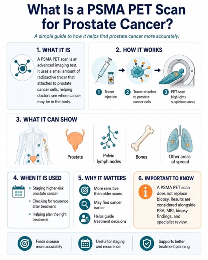 What is a PSMA PET scan