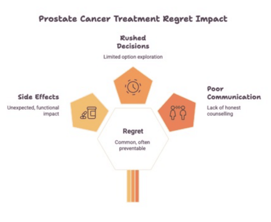 Prostate Cancer Treatment Regret Impact
