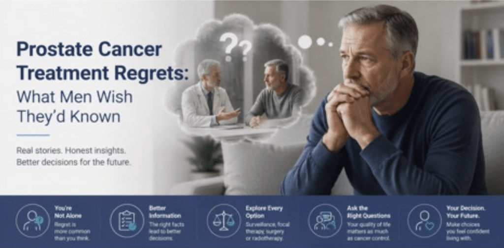 Prostate cancer treatment regrets
